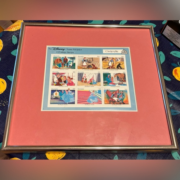 Framed Cinderella Postage Stamps - Picture 2 of 4